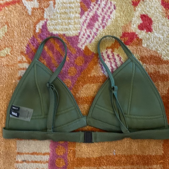 Triangl S Small coco bikini top army green swimwear - Picture 3 of 4